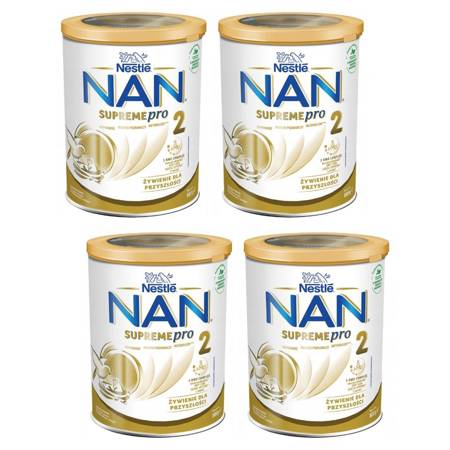 Nestle NAN SUPREME 2 zestaw 4x 800 g